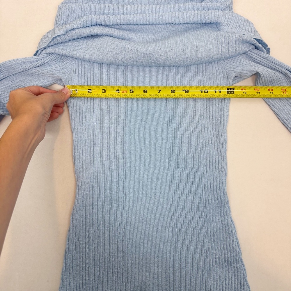 SER.O.YA Galli Mini Dress in Powder Blue Size L - Picture 10 of 12